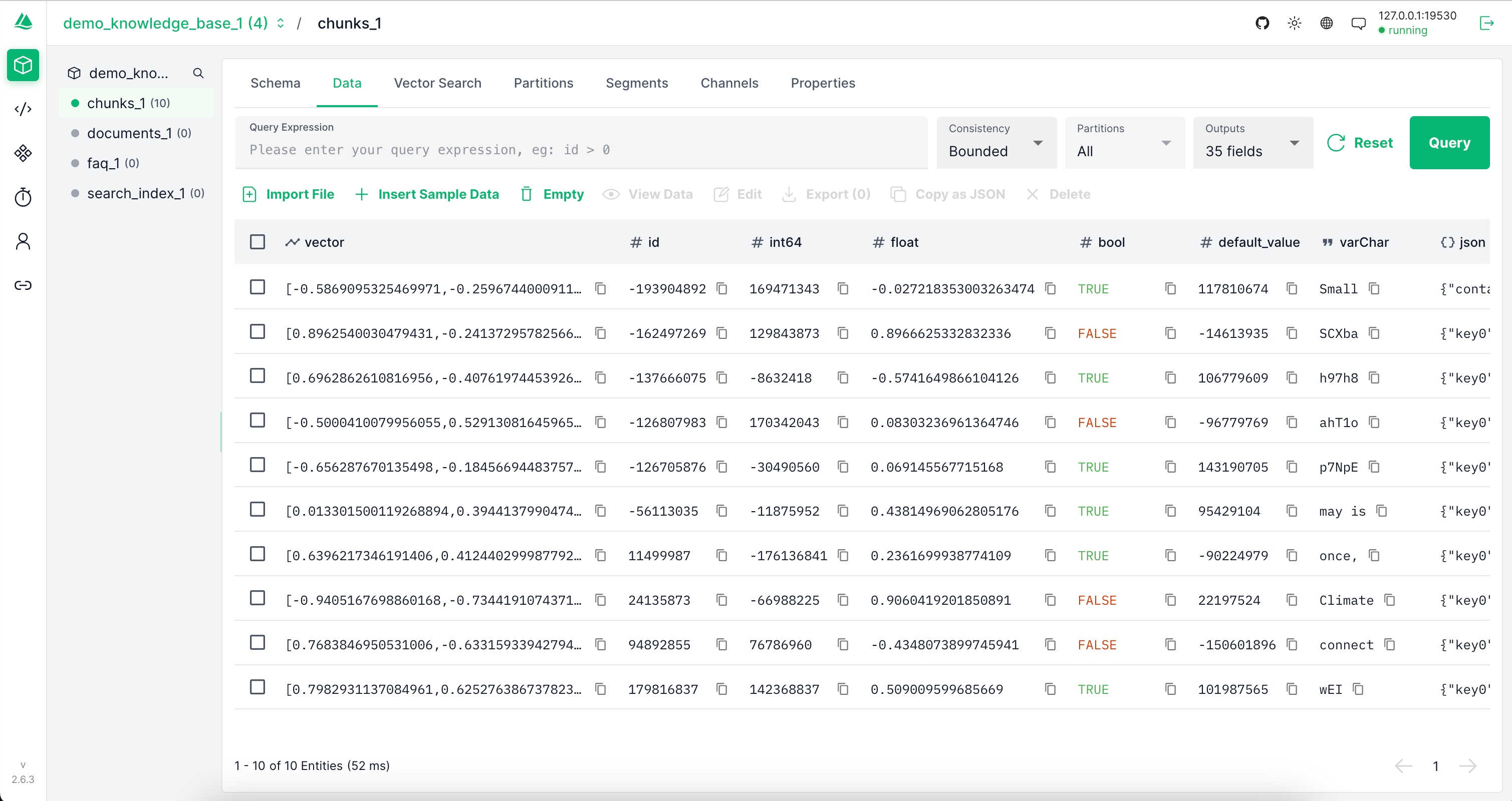 The Best GUI for Milvus